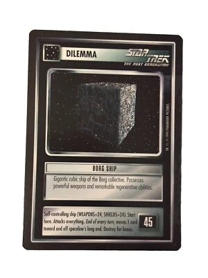 1994 Star Trek CCG: 1st Edition Premiere Black Border Borg Ship  - Image 1 of 2