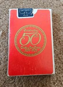 Sealed Vintage Delta Airlines Celebrating 50 years 1929 - 1979 Playing Cards - Picture 1 of 1
