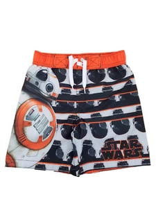 Star Wars The Last Jedi Little Boys BB-8 vs BB-9E Swim Trunks Board Shorts 4 - Picture 1 of 1