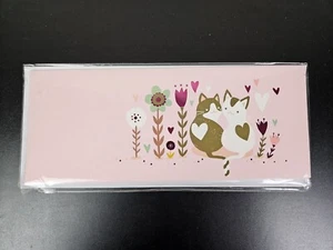 Valentines Day Panoramic 3D Greeting Card - Kitten And Hearts New In Package - Picture 1 of 3