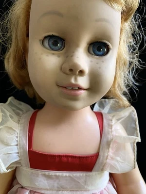 Muñeca Mattel Chatty Cathy 1959/60 Rubia Fresa Ojos Azules Pecas Mudo Foto 1 de 4