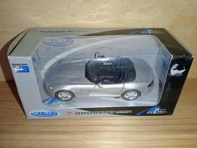 Welly 1:32 Scale ??? - Dodge Viper SRT10 - Silver - Model Car x1 - Image 1 of 4