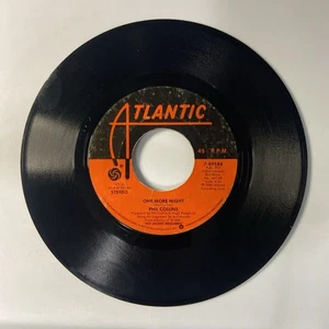 Phil Collins - One More Night & The Man With The Horn 45 Vinyl Record Single 7" - Imagen 1 de 2