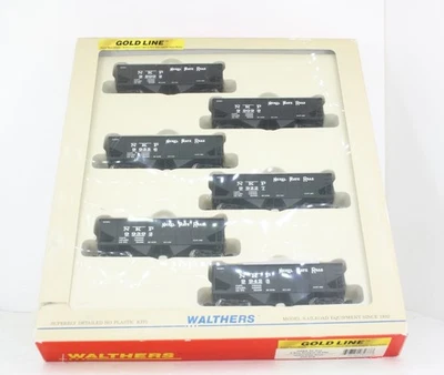 HO Walthers Gold Line 932-378 Nickel Plate Road 55 Ton 2-Bay Hopper 6-Pack - Image 1 of 4