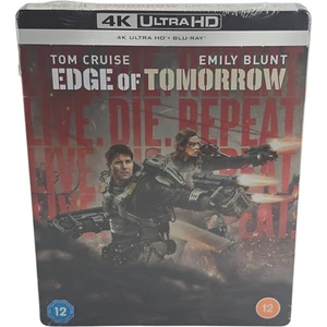 Edge of Tomorrow 4K Ultra HD + Blu-ray SteelBook Live. Die. Repeat.Tom Cruise B - Picture 1 of 10
