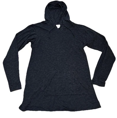 Camisa deportiva Soffe Sheer Bunout manga larga para mujer talla grande negra Foto 1 de 4