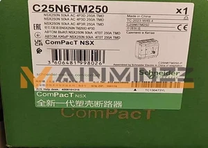 1PZ Interruttore automatico nuovo con custodia stampata C25N6TM250 - Foto 1 di 1