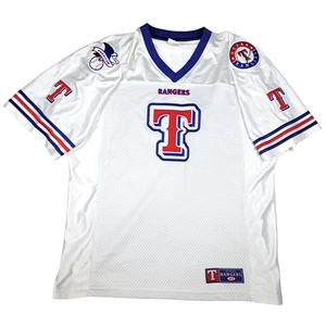 Maglia Texas Rangers Vintage Lee Sport Uomo XL MLB Bianca - Foto 1 di 19