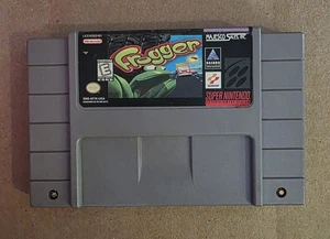 Frogger (Super Nintendo, SNES, 1998) cartuccia testata - Foto 1 di 4
