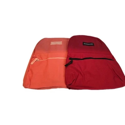 Lote de 2 mochilas Trailmaker unisex rojas y gruesas nuevas sin etiquetas Foto 1 de 4