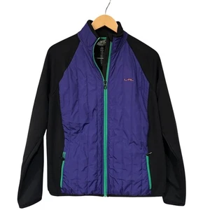 Chaqueta acolchada Ralph Lauren Active para mujer talla grande cosida púrpura con cremallera - Imagen 1 de 3