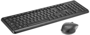 Klawiatura hybrydowa Trust EBPP800, układ IT, USB 2,4 GHz, czarna towar B - Zdjęcie 1 z 7