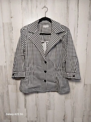 Blazer pata de gallo Joan Rivers talla 1X Foto 1 de 4