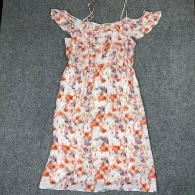 Vestido Lucky Brand para mujer talla XL tie dye floral volantes femenino cabaña playa Foto 1 de 4