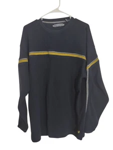 Men's Zero Tolerance Stripe Sweater XL Grunge Preppy Hipster Casual Y2K 90s - Picture 1 of 5