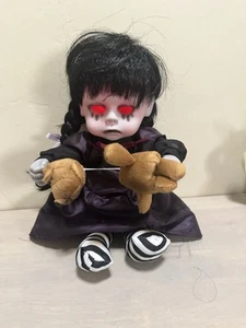 Haunted Hollow Halloween Animated Talking Haunted Doll 9.6" - Picture 1 of 9