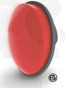NEW 12" (box Of 4) GE RED LED Traffic Light Signal Lens 120V DR6-RTFB-20A - Picture 1 of 6