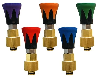 Hochdruck Düse + Schutz für Kärcher Kränzle mit TR22 IG wie EasyLock Adapter - Bild 1 von 4