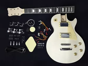 Kit de guitarra eléctrica Haze hágalo usted mismo HSLPP19380B - ¡Construye y personaliza tu propia guitarra! - Imagen 1 de 12
