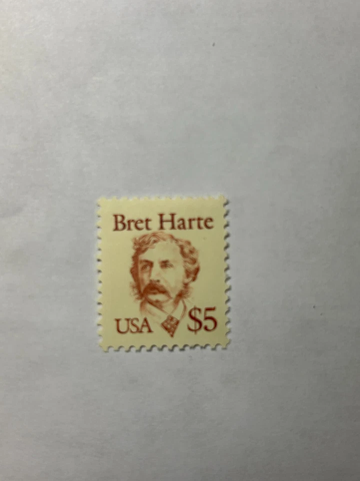 U. S. Stamp SC 2196 $5 Bret Harte MNH 1986-93 dull gum - Image 1 of 1