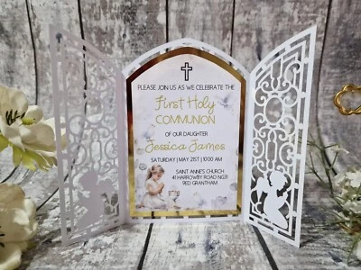 First Holy Communion invitation Zaproszenia na Pierwsza Komunie Swieta x - Image 1 of 4