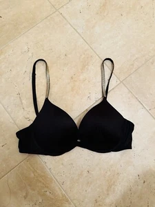 Victorias Secret Very Sexy Push Up Bra Padded Underwire Womens 36B Gold Beads - Picture 1 of 4