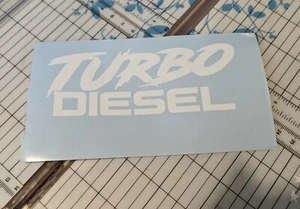 diesel power Turbo Diesel Hood Window Body vinyl decal Sticker Super duty - Picture 1 of 2