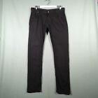 ZARA MAN Jeans Mens 44 Black Regular Fit Straight Denim Pants Preloved