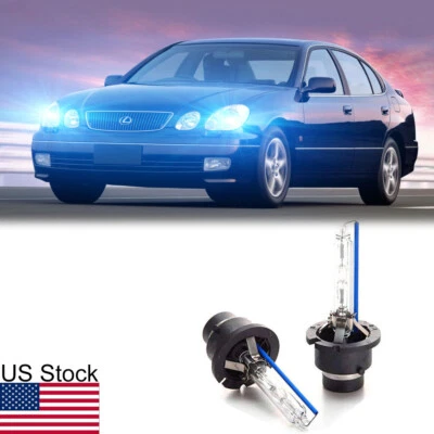 For Lexus ES GS RX IS300 2001-2005 D2R D2S 8000K Blue HID Headlight Bulbs 2x - Image 1 of 4