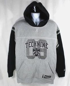 Tech Nine Sweatshirt Men's Hoodie Size Large L Winter Hooded Gray Sweatshirt - Picture 1 of 7