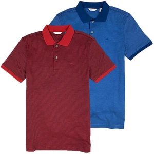Polo para hombre Calvin Klein manga corta tacto suave a rayas 2180-6880 - Imagen 1 de 8