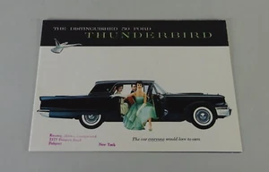 Prospecto / Folleto Ford Thunderbird Año Modelo 1959 Desde 09/1958 - Imagen 1 de 2