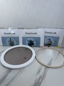 Lot Of 3- black cat And Plants Embroidery kit - Hoop & Frame @ Tools Boho - Picture 1 of 5