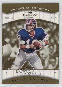 2001 Donruss Classics Timeless Tributes /100 Jim Kelly #152 HOF