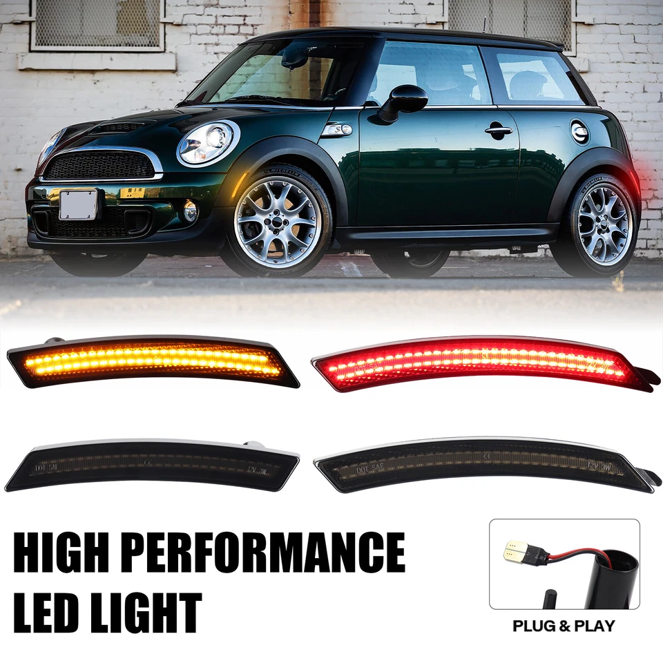 Luci di posizione laterali anteriori posteriori a LED per Mini Cooper R55 R56 R57 R58 R60 - Immagine 1 di 4