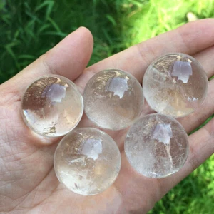 Venta al por mayor bola de cristal de esfera de cuarzo transparente natural 20 mm 5 piezas - Imagen 1 de 24