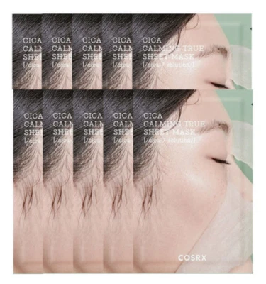 COSRX Cica Calming True Sheet Mask 21ml 10ea Moisturizing K-Beauty - Image 1 of 4