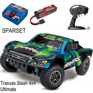 TRAXXAS# TRX68077-4GRN Slash 4x4 Ultimate +1 x 5000 3S Lipo Akku + 4 A ID Lader - Bild 1 von 5
