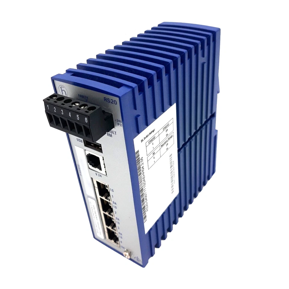 Hirschmann RS20-0400T1T1SDAE, Managed Industrial Ethernet Switch, Excellent Cond - Image 1 of 4