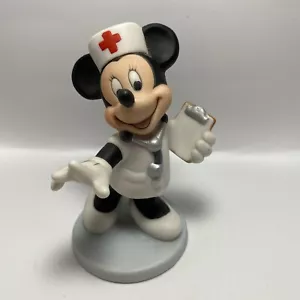 Disney Vintage Minnie Mouse Krankenschwester Minnie Porzellan Keramik Figur T2 - Bild 1 von 9