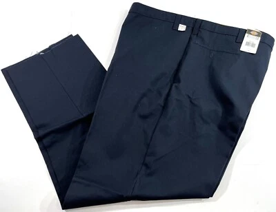 NUEVO 58x36 PARA HOMBRES DICKIES LP812 INDUSTRIAL FRENTE PLANO PANTALONES AZUL MARINO 58x36 SIN DOBLADILLO Foto 1 de 2
