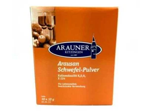 Arauner Arausan Schwefelpulver 10x10g (Kaliumdisulfit) zum Wein selber machen - Bild 1 von 1