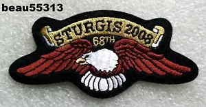 ⭐"OFFICIAL" STURGIS CHAMBER SOUTH DAKOTA 68th 2008 HARLEY RALLY VEST PATCH - Picture 1 of 1