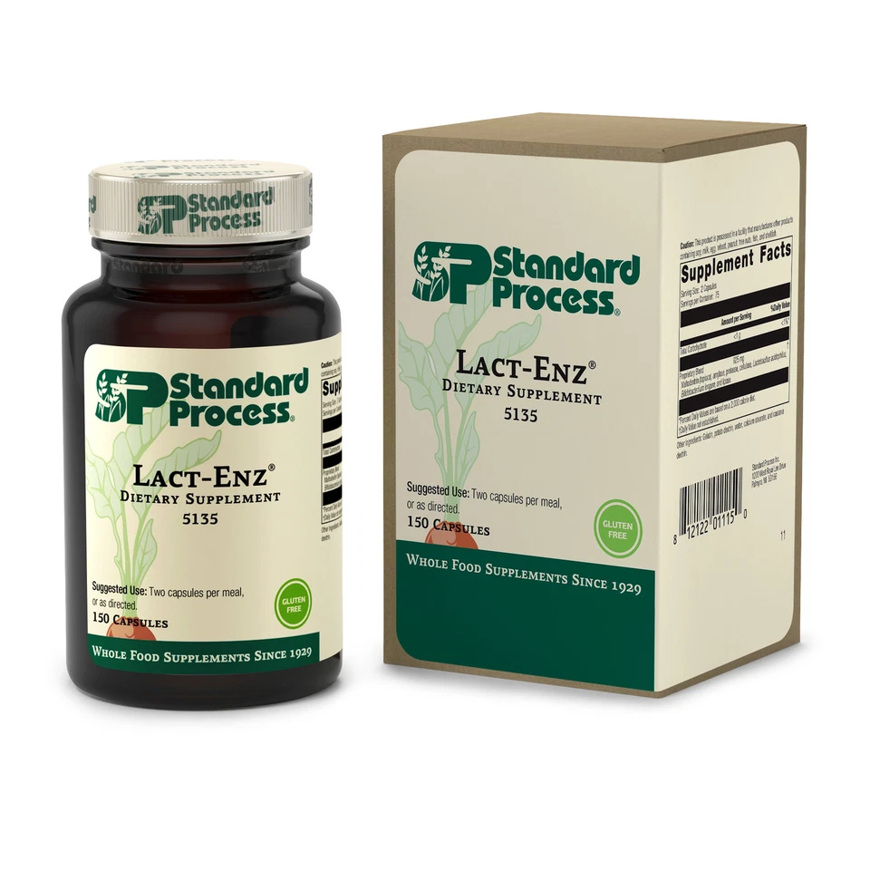 Standard Process - Lact-Enz - 150 Capsules - Image 1 of 4