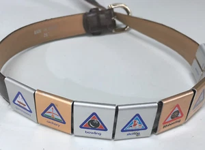 Boy Scout Badges Kids Boys 26" Belt - Picture 1 of 7