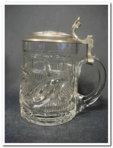 Jarra de cerveza de un carnicero, hacia 1900. Artesanía. - Imagen 1 de 3