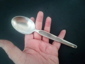 One Vintage Denmark Lundtofte Soup Spoon LUD5 6 7/8" - Picture 1 of 3