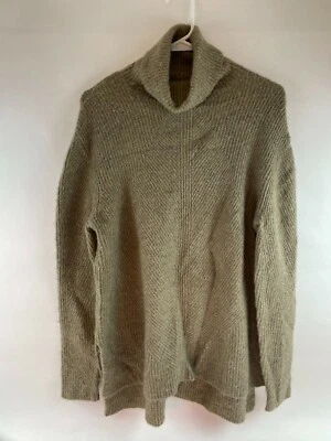 Suéter Sweet Romeo Para Mujer Talla Mediana Tostado Pullover Acanalado Tejido Capucha Cuello Nuevo con Etiquetas Foto 1 de 4