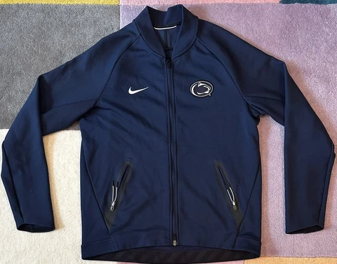 Nike DriFit Penn State Nittany Lions Track Jacket 892733 size LARGE Free Ship Cover