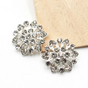 10pcs Flower Claw Clothes Sewing Accessory Trim Stones Party Clothing - Picture 1 of 8